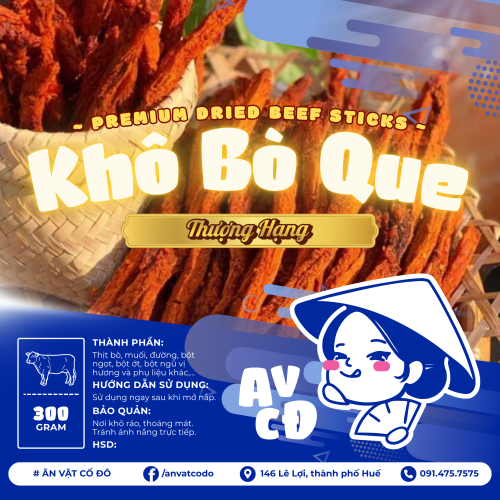 Khô bò que thượng hạng