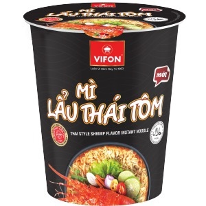 Mì Vifon vị lẩu Thái tôm ly 60g