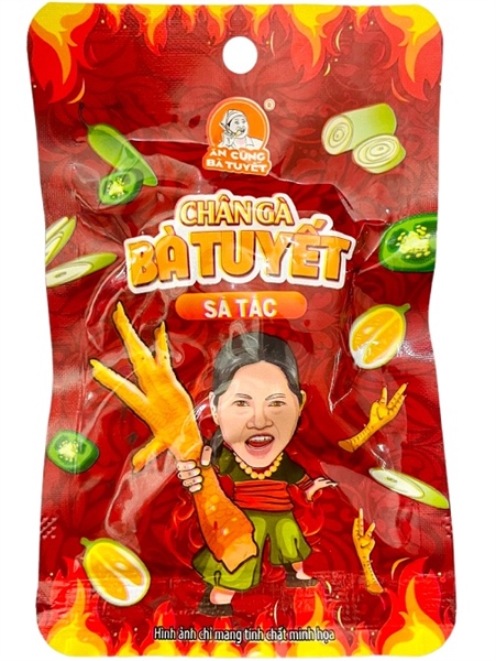 CHÂN GÀ RÚT XƯƠNG BÀ TUYẾT SẢ TẮC 25g