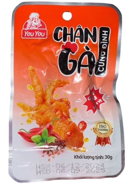 Chân gà You You rút xương Cung Đình 30g