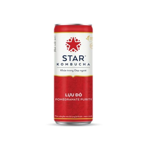 Trà Lên Men Vị Lựu Đỏ Star Kombucha 250Ml