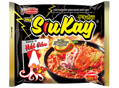 Mì SiuKay Hải sản gói 128g