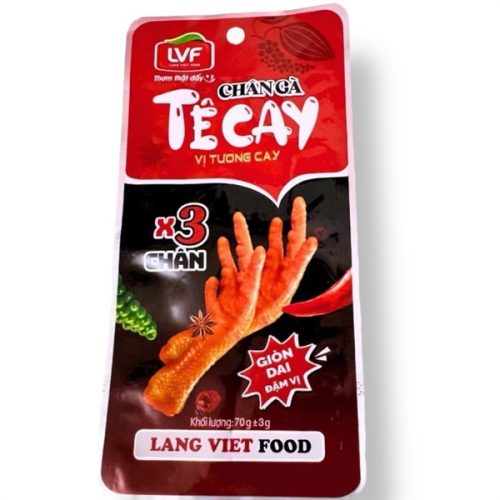 CHÂN GÀ TÊ CAY X3 CHÂN 70g