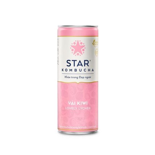 Trà Lên Men Vị Vải Kiwi Star Kombucha 250Ml