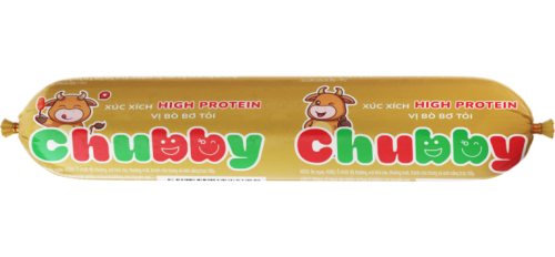 Xúc xích High Protein Chubby – Vị bò bơ tỏi 41g