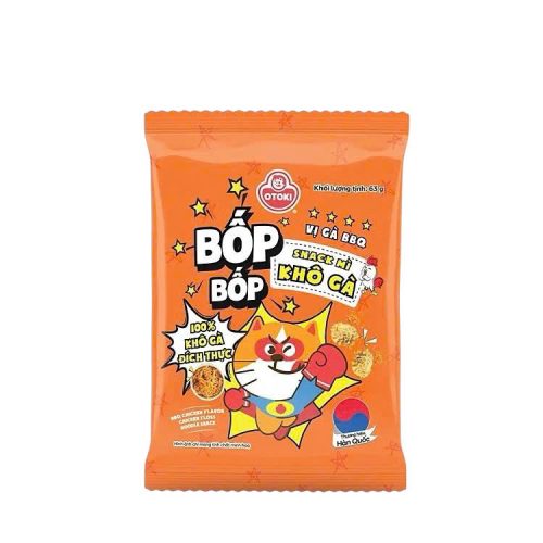 Snack Mì Khô Gà Bốp Bốp vị gà BBQ Ottogi 63g