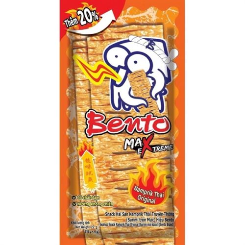 Snack hải sản Namprik Thái truyền thống Bento gói 22g