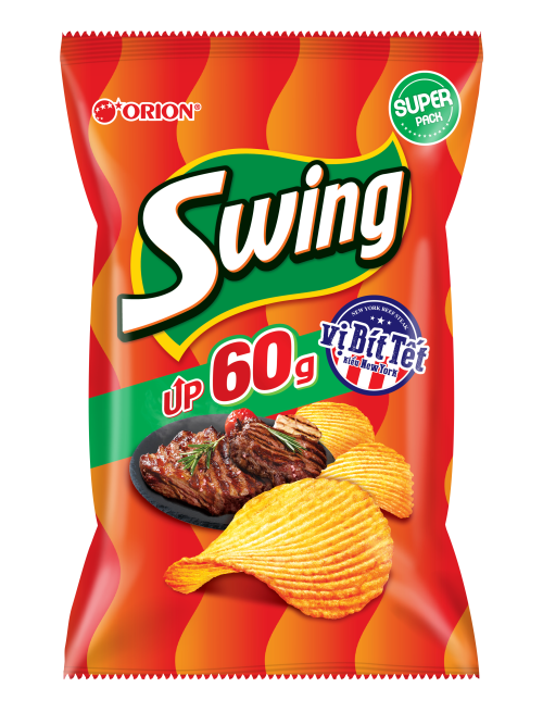 Bánh Snack Khoai Tây Swing vị Bíttết Kiểu New York (Normal)