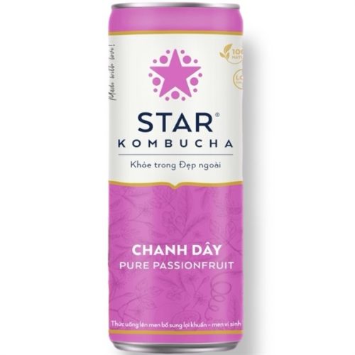 Trà Lên Men Vị Chanh Dây Star Kombucha 250Ml