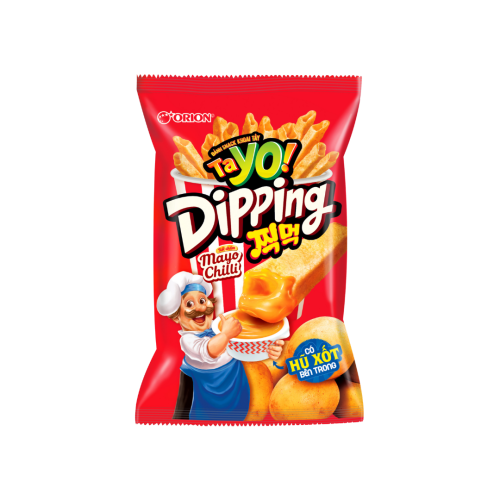 Bánh snack khoai tây Tayo Dipping - Mayo Chilli Sauce 75g