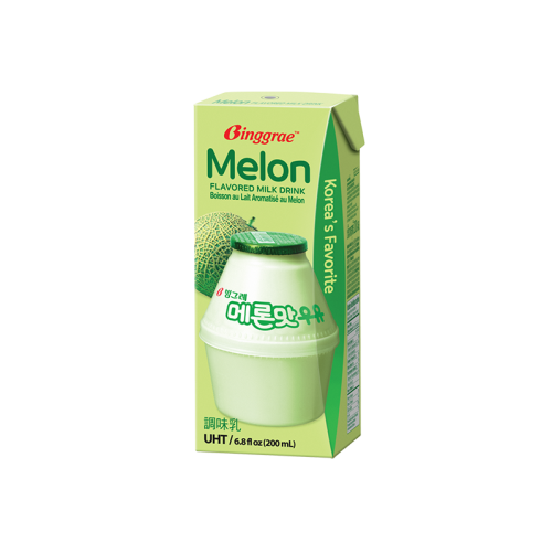 Sữa Hàn Quốc hương Dưa lưới Binggrae hộp 200ml