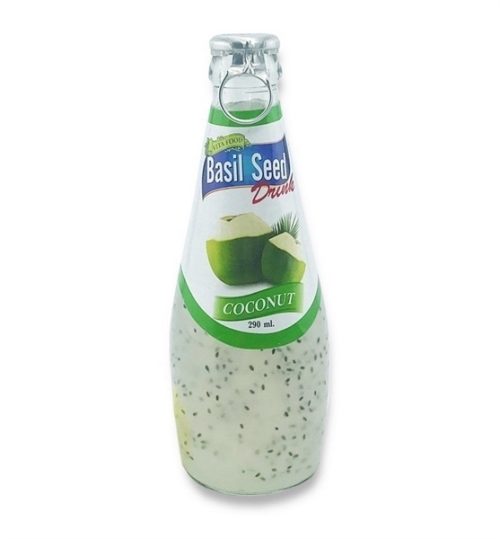Nước Ép Trái Cây Hạt É Basil Seed Vị Dừa 290ml
