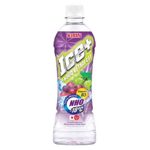 Nước Trái Cây ICE+ Vị Nho Chai 490ml