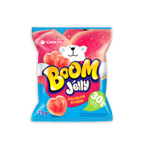 Kẹo dẻo BOOM hương Đào 25g