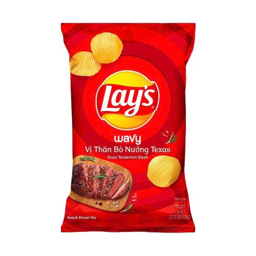 Snack Lay's vị Thăn Bò nướng Texas 95g