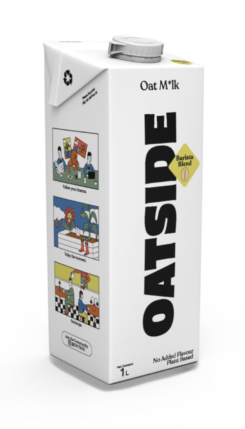 Sữa yến mạch Oatside Barista Blend 1L