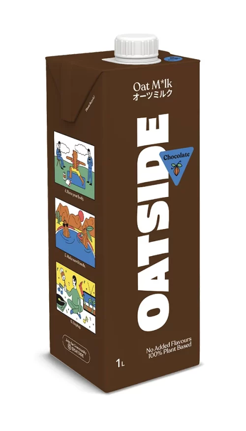 Sữa yến mạch vị socola Oatside 1L