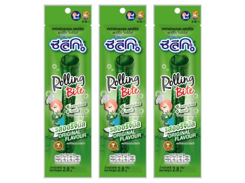 Snack rong biển cuộn nướng giòn vị truyền thống Seleco Rolling Bite 2.8g