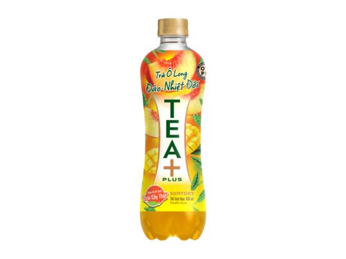 Trà ô long Tea Plus vị đào 450ml