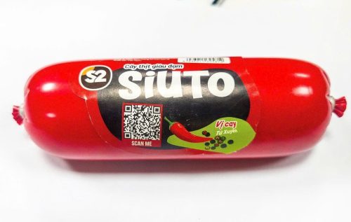 XÚC XÍCH GIÀU ĐẠM S2 SIUTO VỊ CAY TỨ XUYÊN 120g