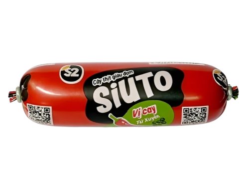 Xúc xích Siuto vị cay Tứ Xuyên S2 Fun cây 85g