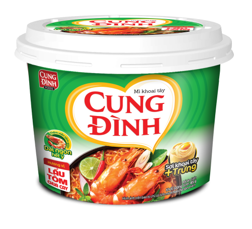 Mì Cung Đình Lẩu tôm chua cay tô 85g