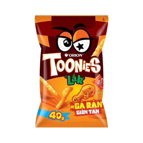 Bánh Snack Toonies vị Gà rán giòn tan 60g