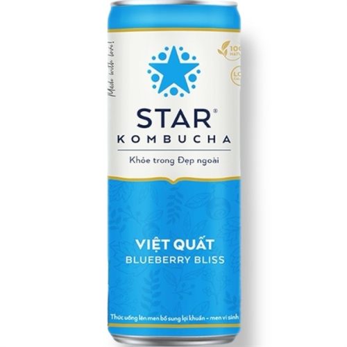 Trà Lên Men Vị Việt Quất Star Kombucha 250Ml