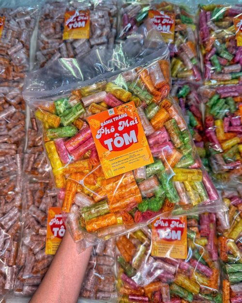 🩵BÁNH TRÁNG CUỘN PHÔ MAI TÔM NGŨ SẮC 🩵