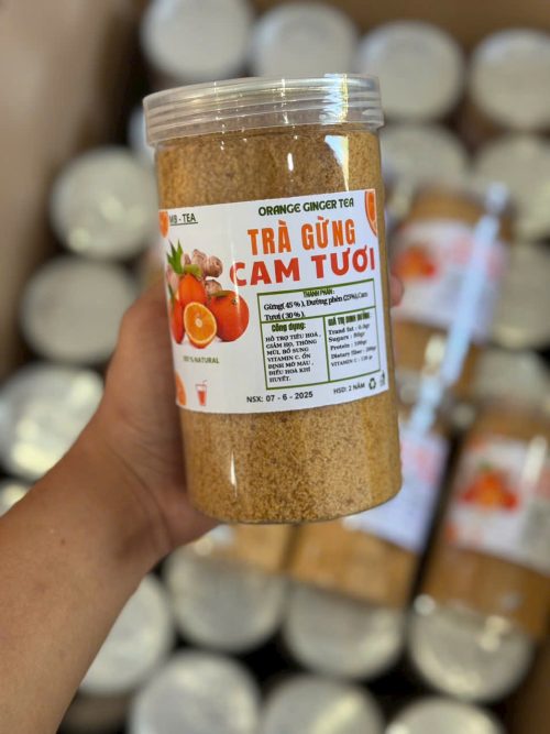 TRÀ  GỪNG  CAM  TƯƠI