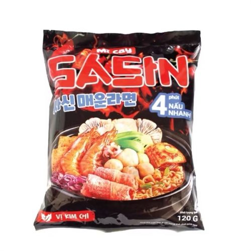 MÌ CAY SASIN VỊ KIM CHI 120g